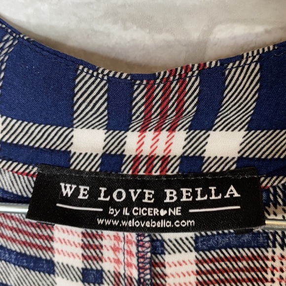 We love Bella plaid open cardigan size small - Picture 5 of 10